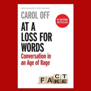 At a Loss for Words Book By Carol Off Softcover Bestselling Canadian Author